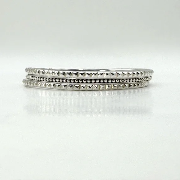 LAGOS Jewelry Lagos Silver Bangle Bracelet Set Sugarloaf